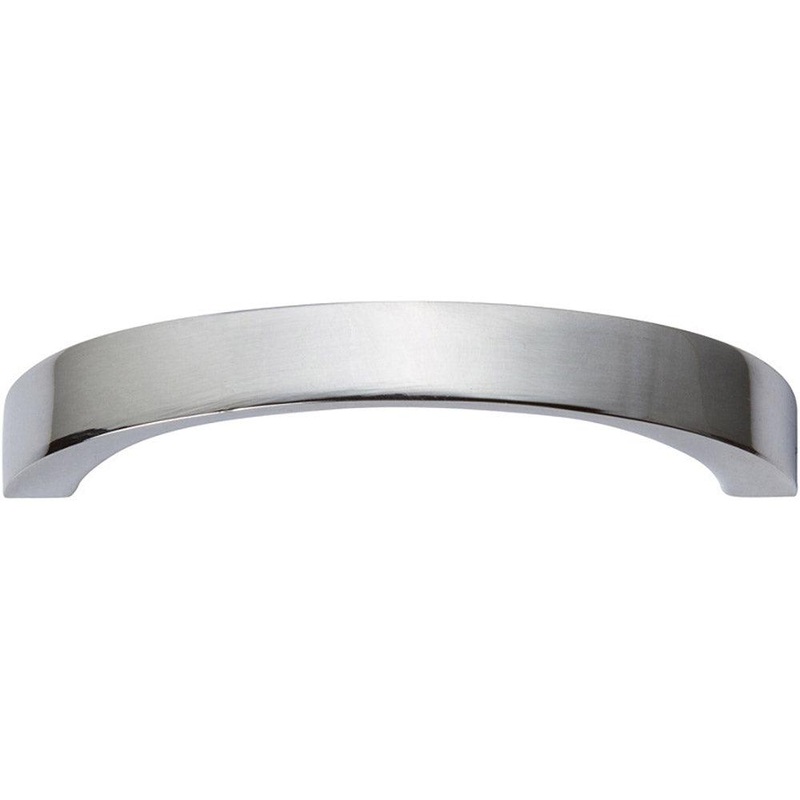 Atlas Homewares Tableau Curved Handle 2 1/2 398-CH Polished Chrome