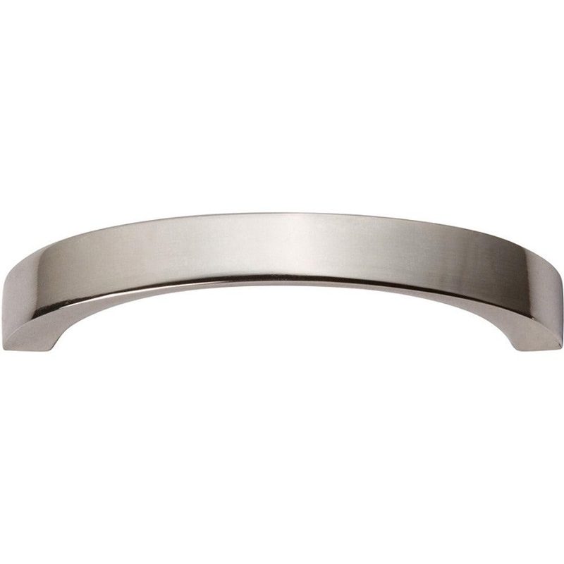 Atlas Homewares Tableau Curved Handle 2 1/2 398-PN Polished Nickel