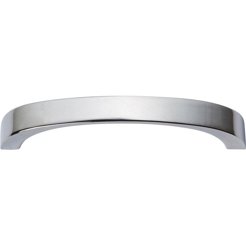 Atlas Homewares Tableau Curved Handle 3 399-CH Polished Chrome