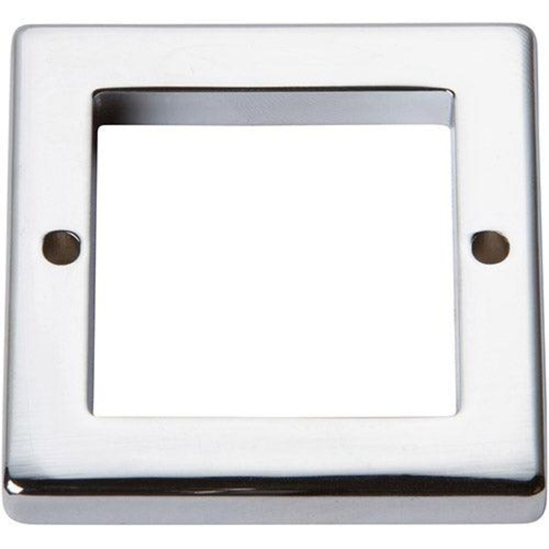Atlas Homewares Tableau SquareBase 1 7/8 393-CH Polished Chrome
