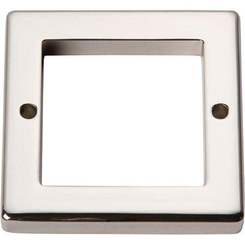 Atlas Homewares Tableau SquareBase 1 7/8 393-PN Polished Nickel