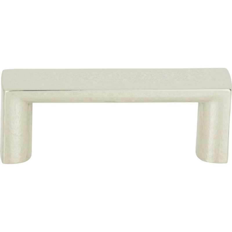 Atlas Homewares Tableau Squared Handle 1 7/8 401-PN Polished Nickel