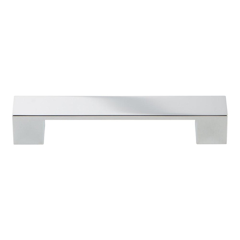 Atlas Homewares Wide SquarePull 128MM CC A919-CH Polished Chrome