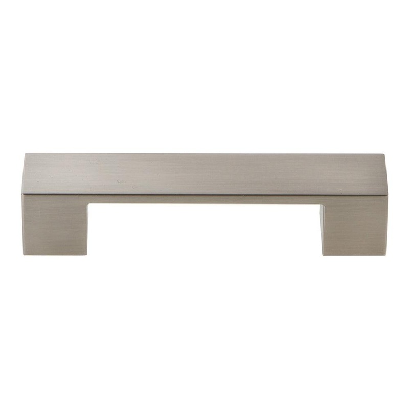 Atlas Homewares Wide SquarePull 96MM CC A918-BN Brushed Nickel