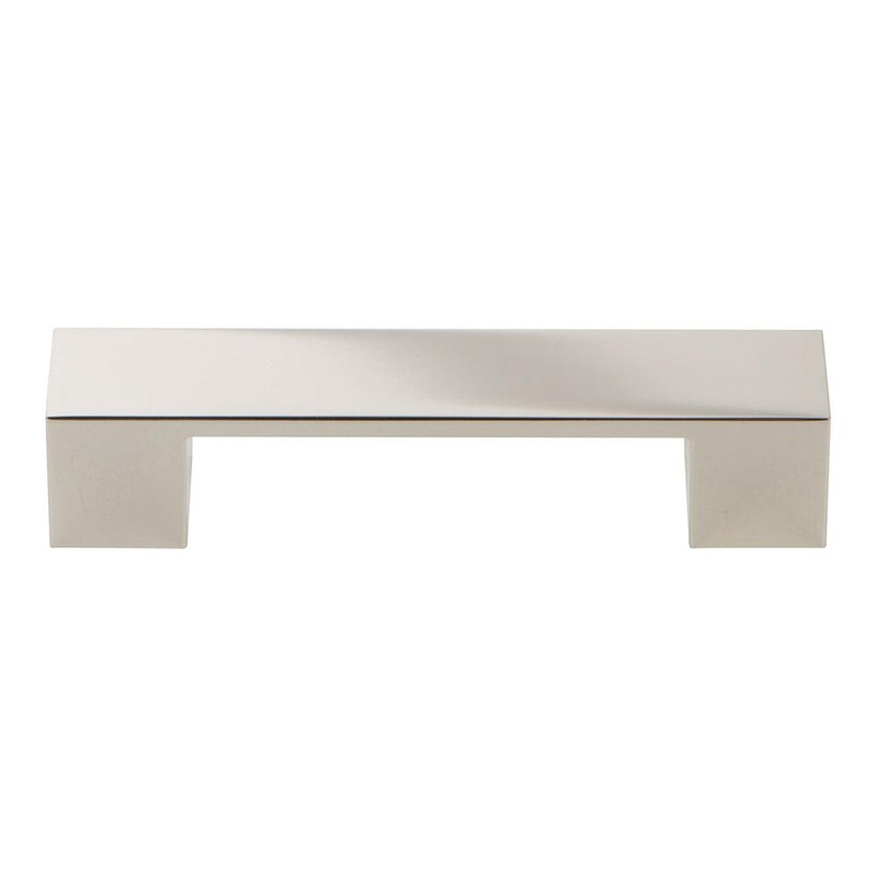 Atlas Homewares Wide SquarePull 96MM CC A918-PN Polished Nickel