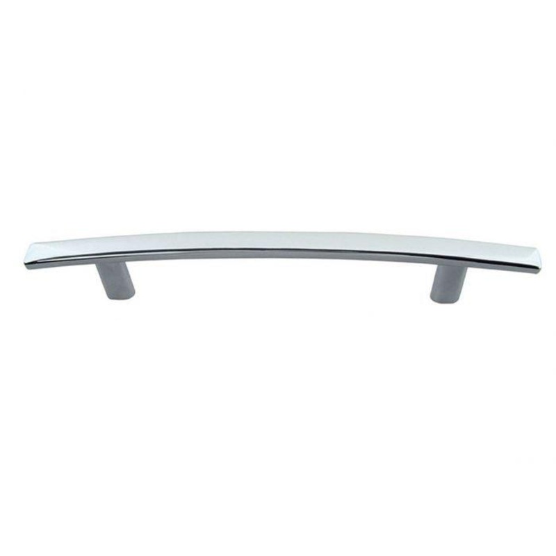 Atlas Homewares Curved Line Pull 128 MM CC A810-CH Polished Chrome