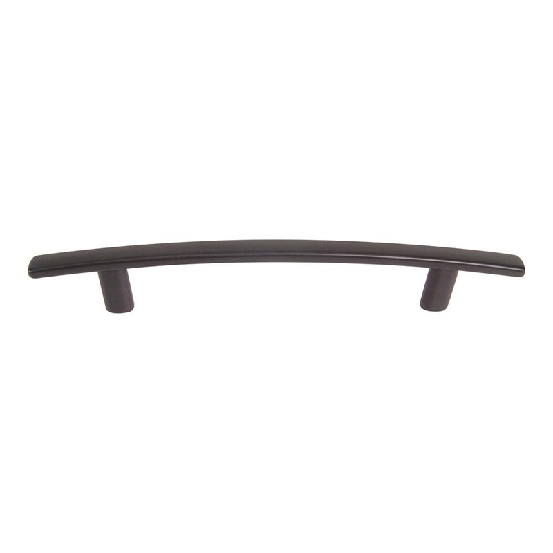 Atlas Homewares Curved Line Pull 128 MM CC A810-O Aged Bronze