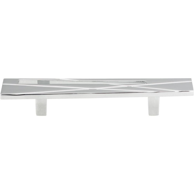 Atlas Homewares Modernist Left Pull 3 CC 253L-CH Polished Chrome