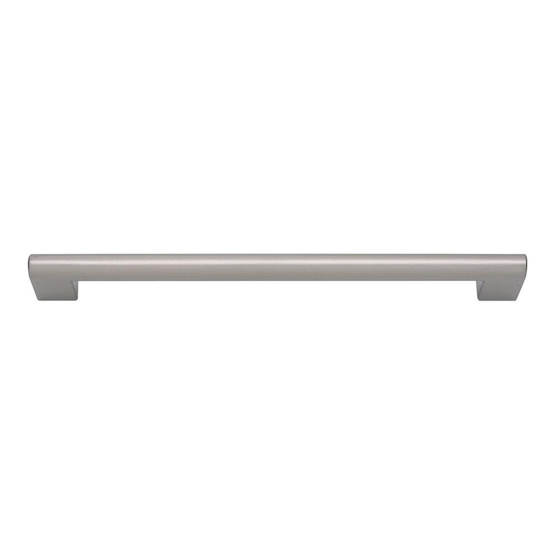 Atlas Homewares Round Rail Pull 192 MM CC A829-BN Brushed Nickel