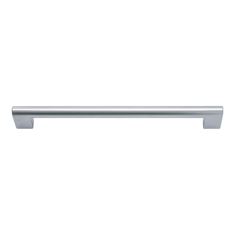 Atlas Homewares Round Rail Pull 192 MM CC A829-MC Matte Chrome