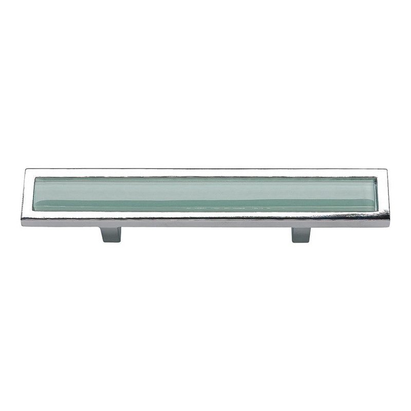 Atlas Homewares Spa Green Pull 3 CC 231-GR-CH Polished Chrome