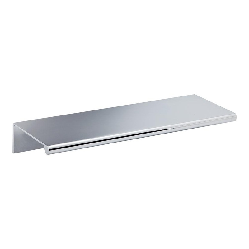 Atlas Homewares Tab Edge Pull 110 MM CC A832-CH Polished Chrome