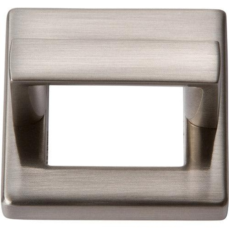 Atlas Homewares Tableau, 1 7/16 Square Base & Top 408-BN Brushed Nickel