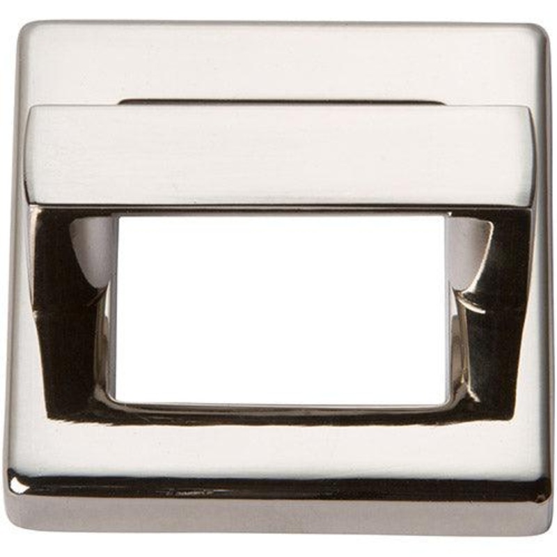 Atlas Homewares Tableau, 1 7/16 Square Base & Top 408-PN Polished Nickel