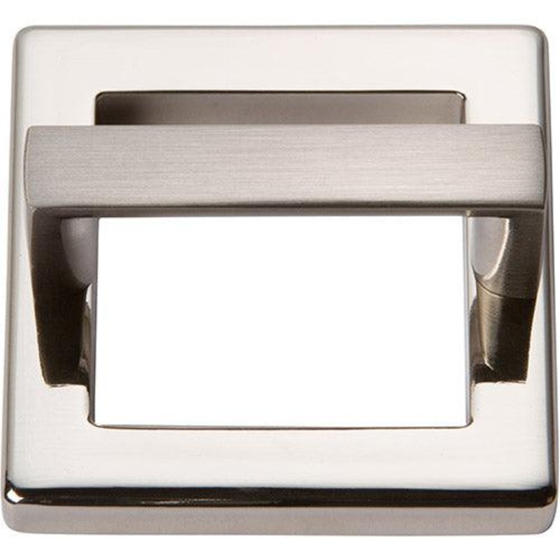 Atlas Homewares Tableau, 1 7/8 Square Base & Top 409-BN Brushed Nickel