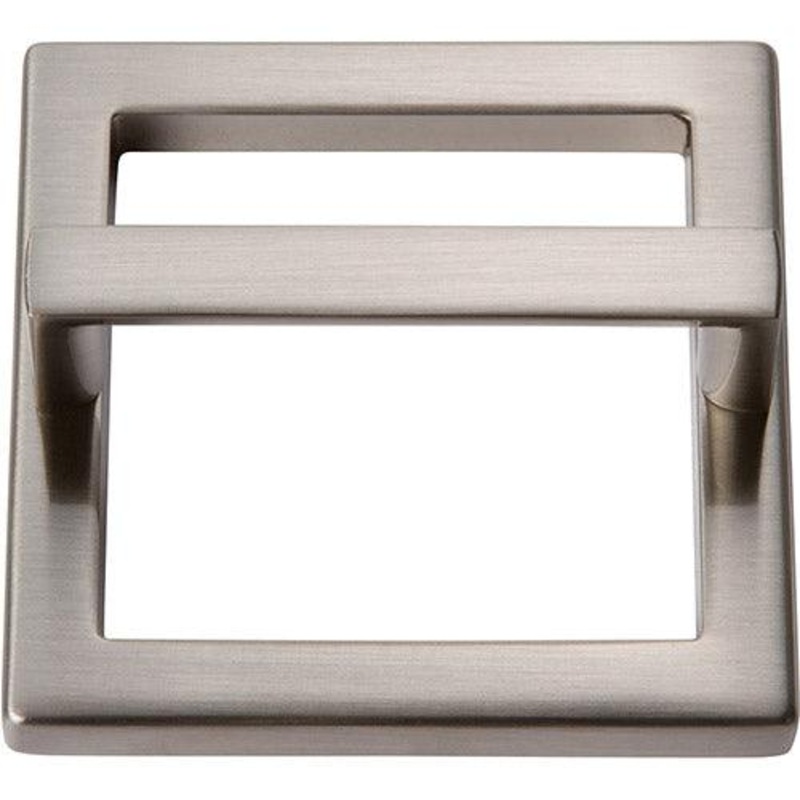 Atlas Homewares Tableau, 2 1/2 Square Base & Top 410-BN Brushed Nickel