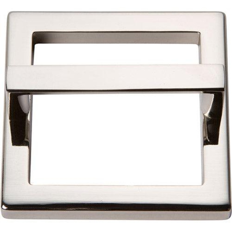 Atlas Homewares Tableau, 2 1/2 Square Base & Top 410-PN Polished Nickel