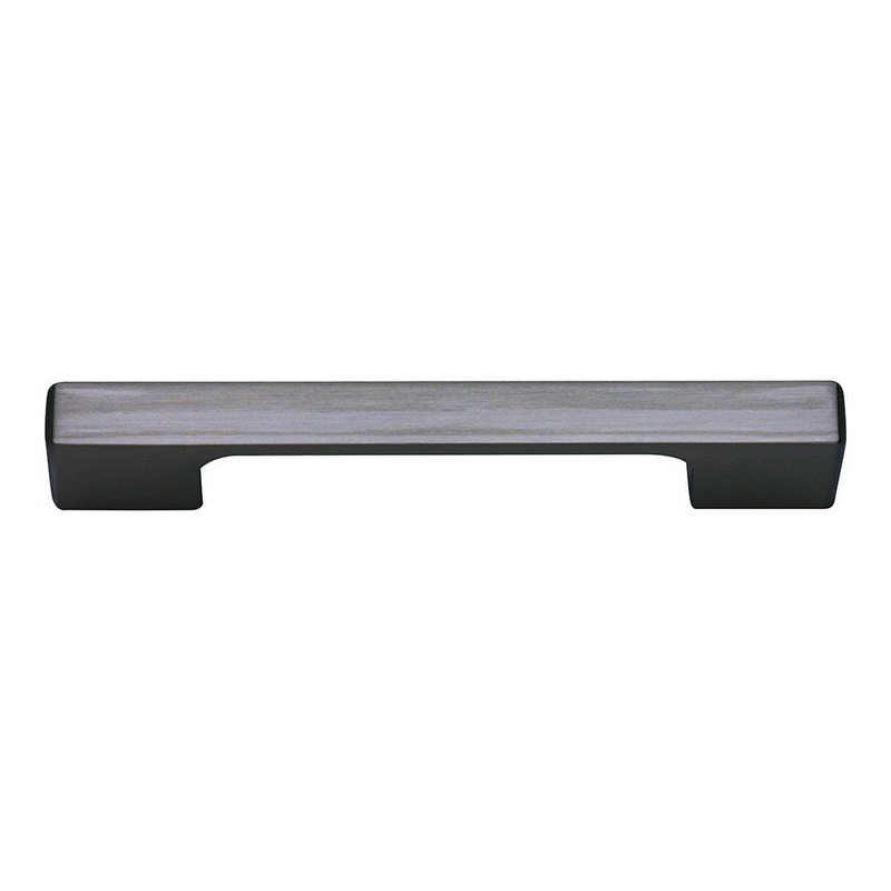 Atlas Homewares Thin Squareure Pull 96 MM CC A836-BL Matte Black