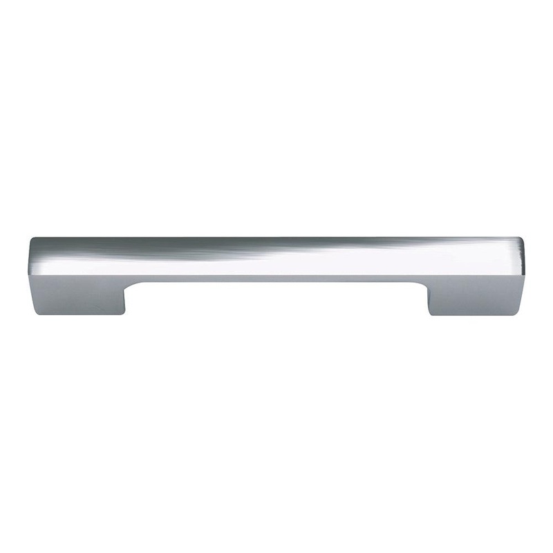 Atlas Homewares Thin Squareure Pull 96 MM CC A836-CH Polished Chrome