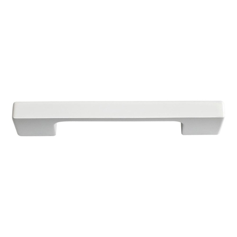 Atlas Homewares Thin Squareure Pull 96 MM CC A836-WG High White Gloss
