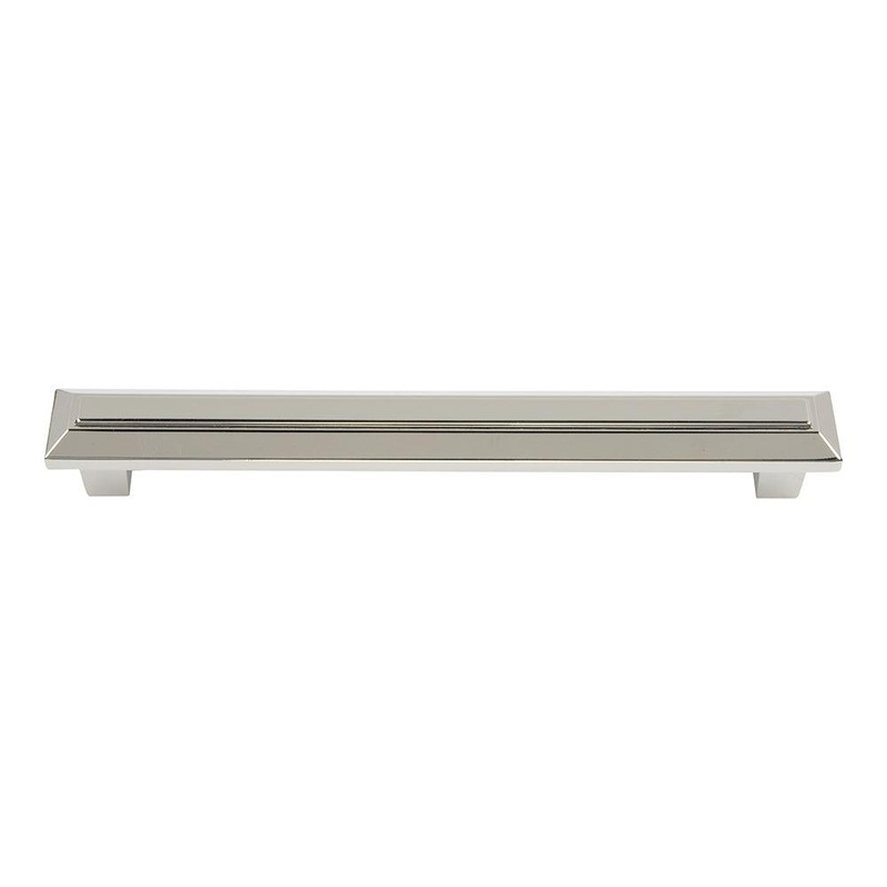 Atlas Homewares Trocadero Pull 160 MM CC 284-PN Polished Nickel