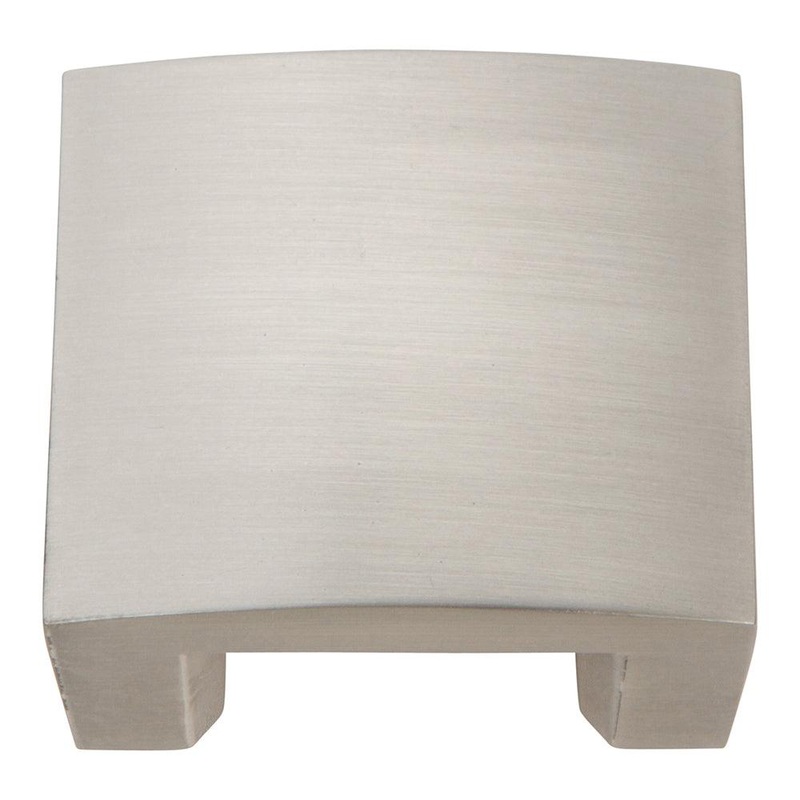 Atlas Homewares Centinel Solid Knob 1.25 CC 254-BRN Brushed Nickel