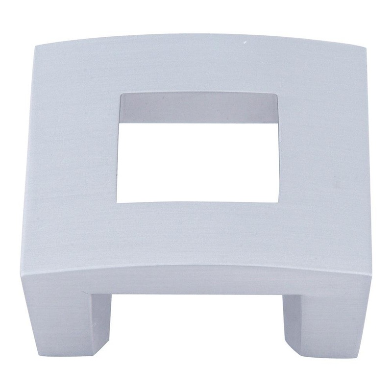 Atlas Homewares Centinel SquareKnob 1.25 CC 255-BRN Brushed Nickel