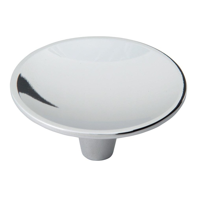 Atlas Homewares Dap LargeRound Knob 233-CH Polished Chrome
