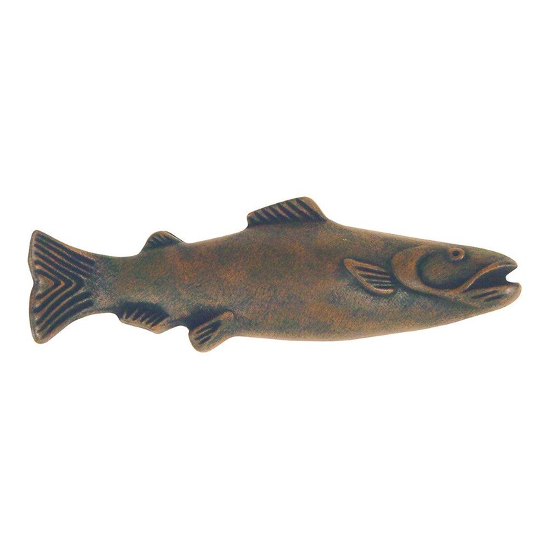 Atlas Homewares Fish Pull 3 CC 2217-R Rust