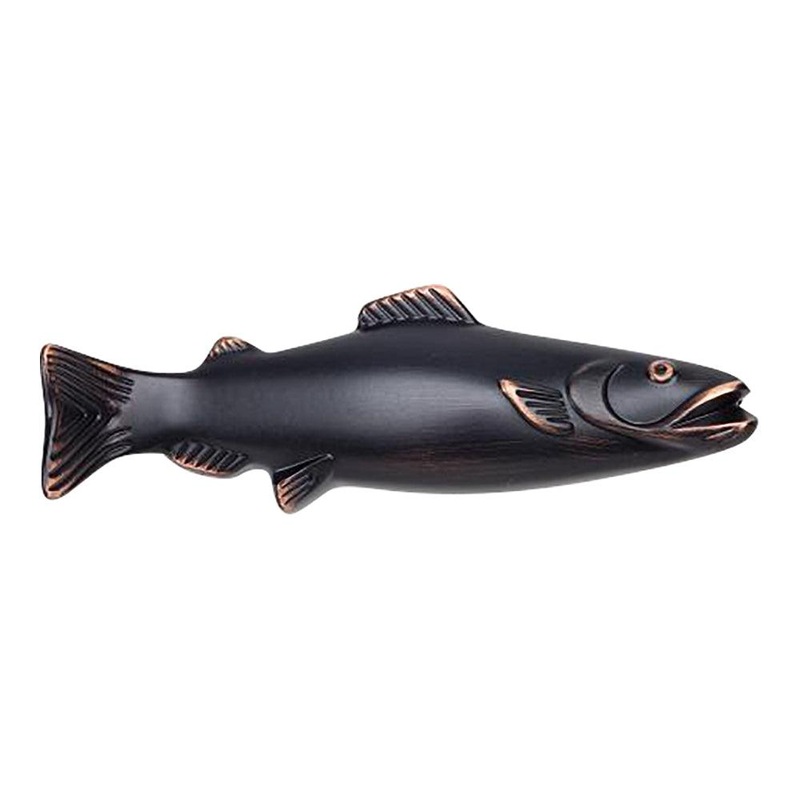Atlas Homewares Fish Pull 3 CC 2217-VB Venetian Bronze