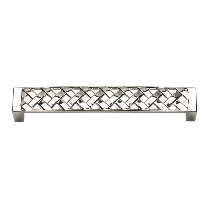 Atlas Homewares Lattice Pull 128 MM CC 311-PN Polished Nickel
