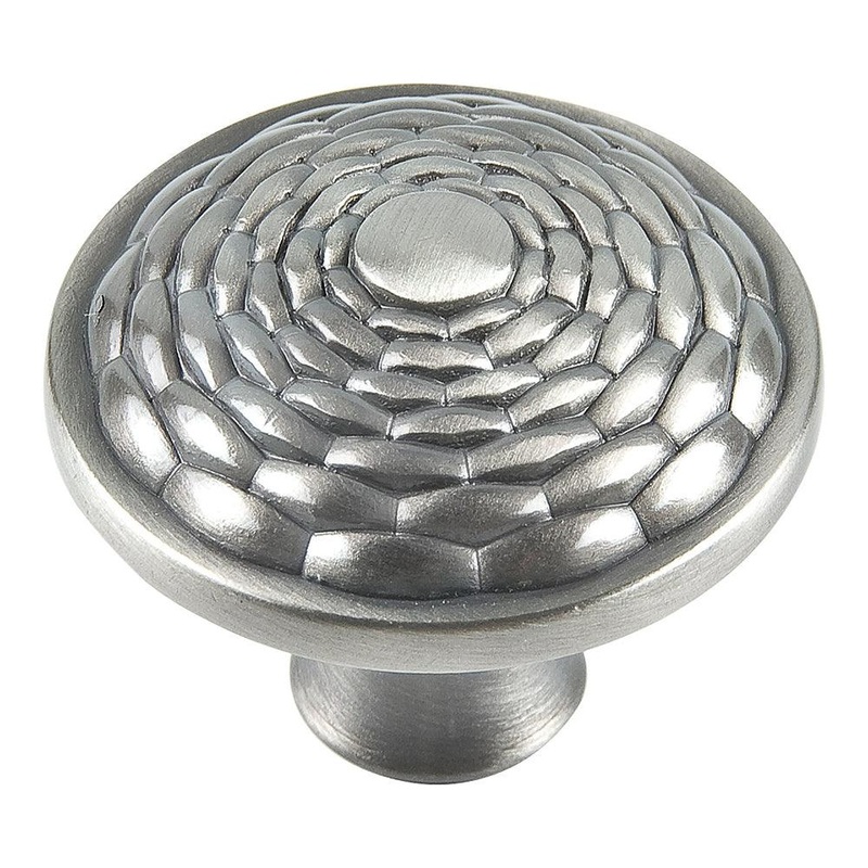 Atlas Homewares Mandalay Round Knob 236-BRN Brushed Nickel