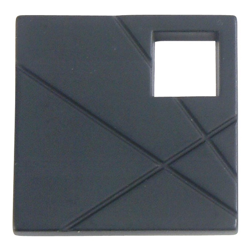 Atlas Homewares Modernist SquareLeft Knob 251L-BL Matte Black