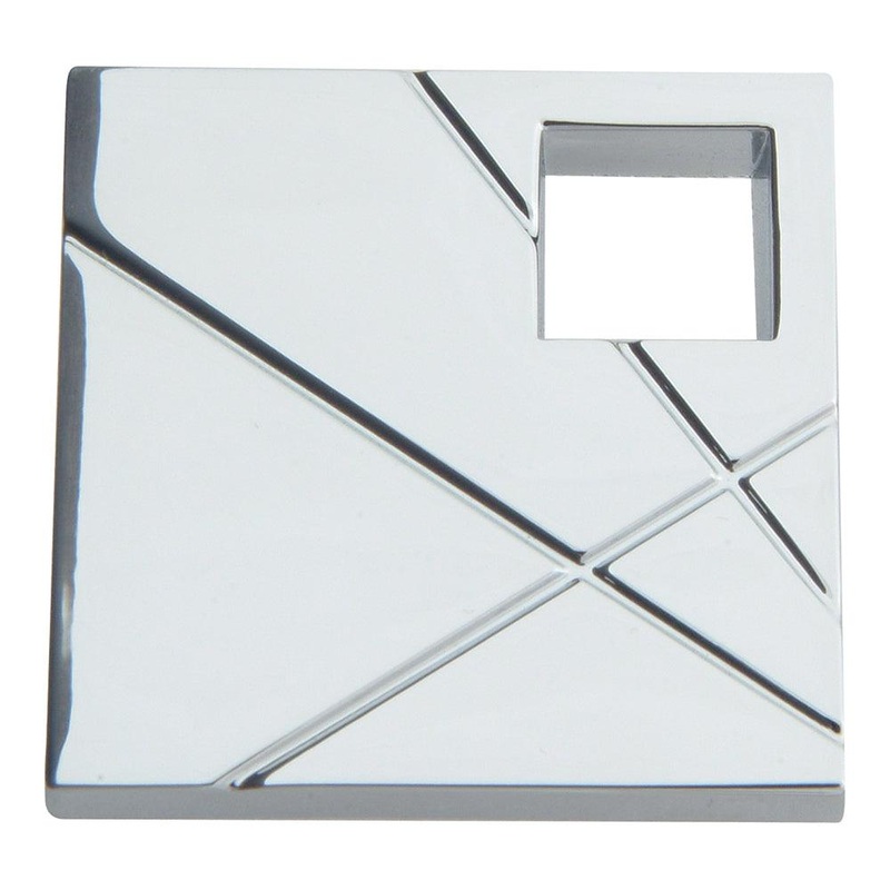 Atlas Homewares Modernist SquareLeft Knob 251L-CH Polished Chrome
