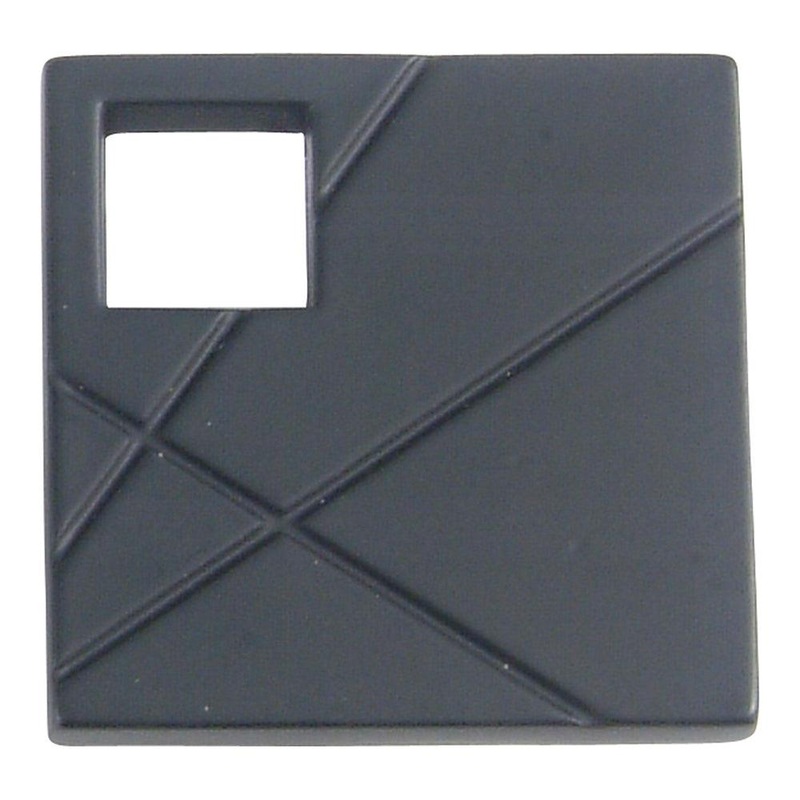 Atlas Homewares Modernist SquareRight Knob 251R-BL Matte Black