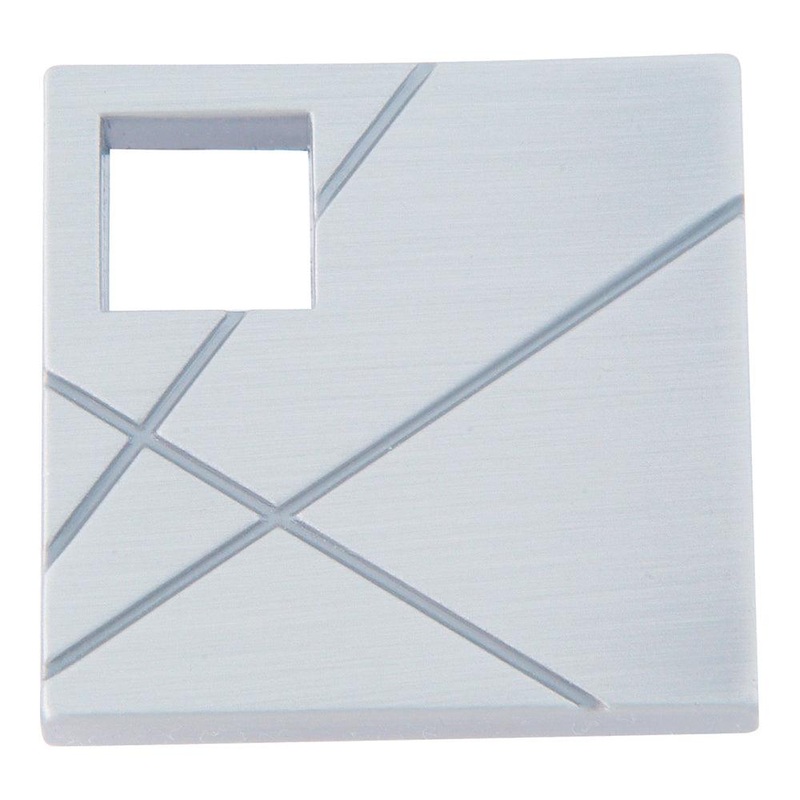 Atlas Homewares Modernist SquareRight Knob 251R-BRN Brushed Nickel