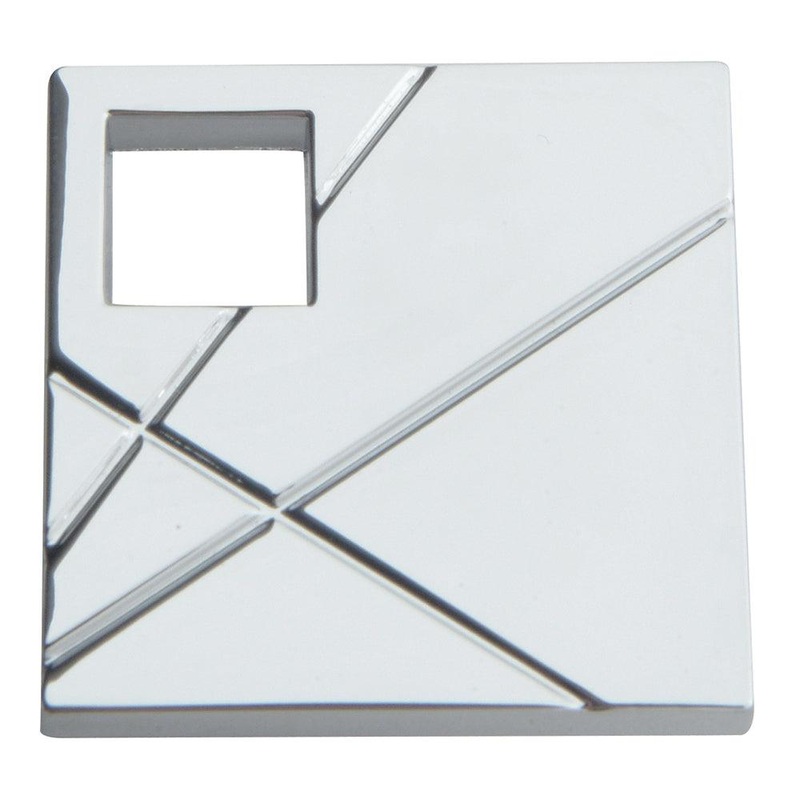 Atlas Homewares Modernist SquareRight Knob 251R-CH Polished Chrome