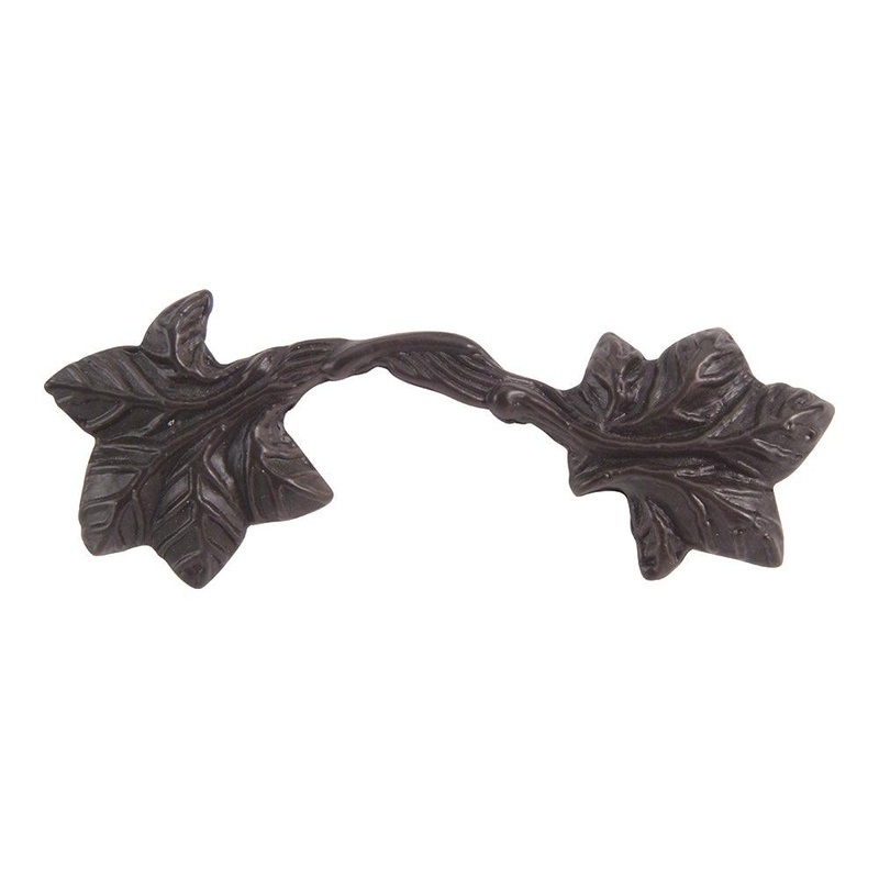 Atlas Homewares Vinyard Leaf Pull 3 CC 2202-O Aged Bronze
