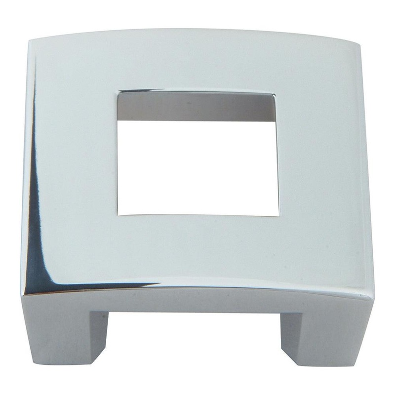 Atlas Homewares Centinel SquareKnob 1.25 CC 255-CH Polished Chrome