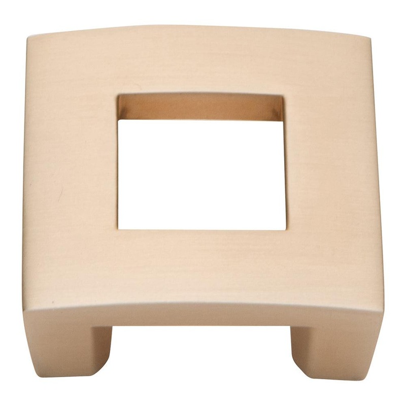 Atlas Homewares Centinel SquareKnob 1.25 CC 255-CM Champagne