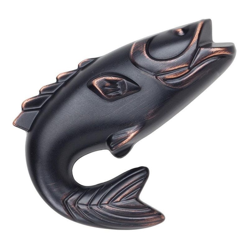 Atlas Homewares Fish Knob 2204-VB Venetian Bronze
