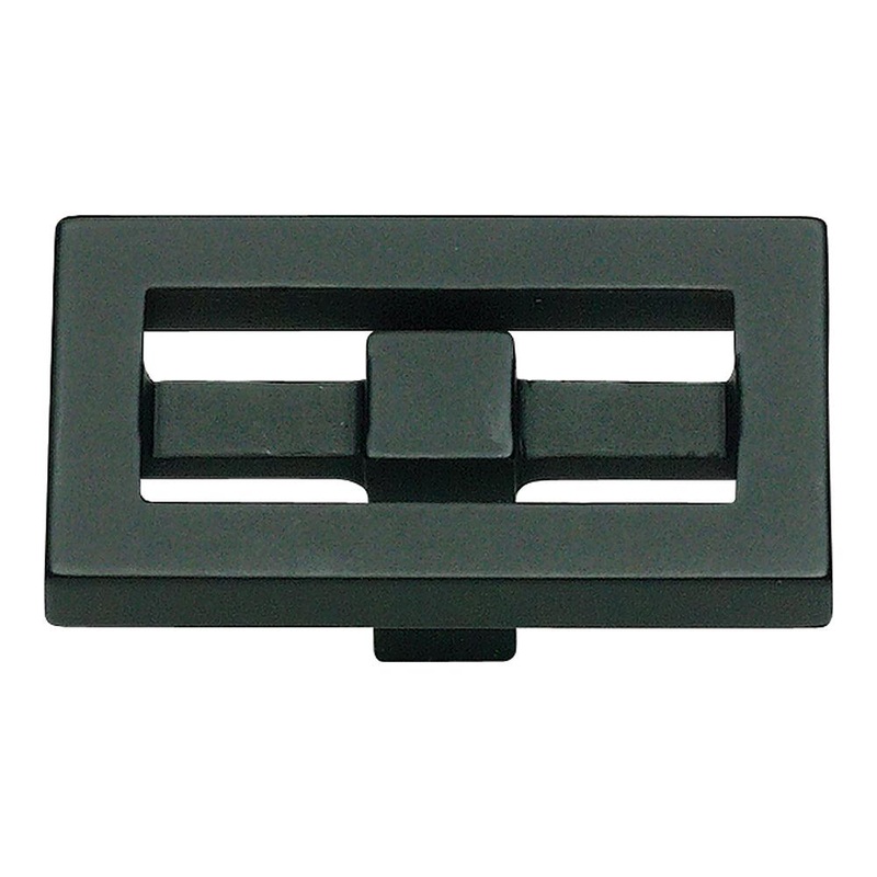 Atlas Homewares Nobu Rectangle Knob 261-BL Matte Black