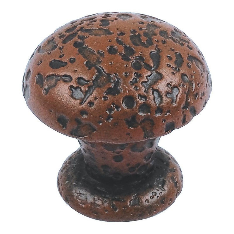 Atlas Homewares Olde World Small Knob 1 286-R Rust