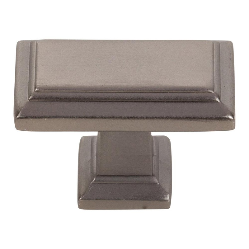 Atlas Homewares Sutton Place Rectangle Knob 290-SL Slate