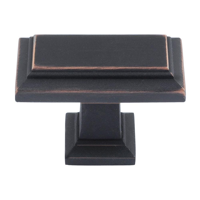 Atlas Homewares Sutton Place Rectangle Knob 290-VB Venetian Bronze