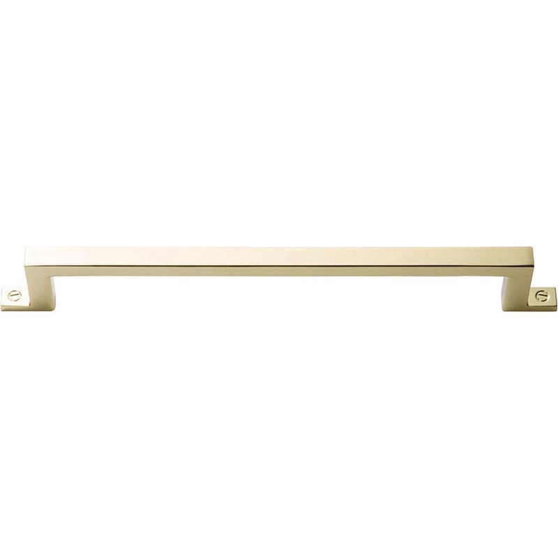 Atlas Homewares Campaign Bar Pull 160MM CC 387-PB Polished Brass