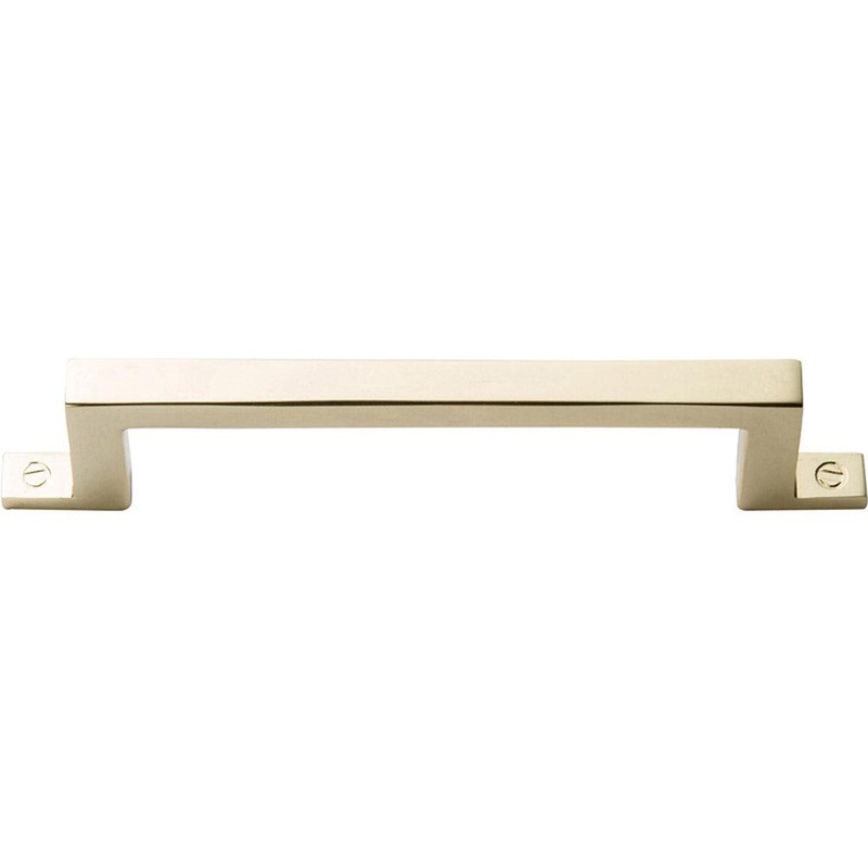 Atlas Homewares Campaign Bar Pull 96MM CC  385-PB Polished Brass