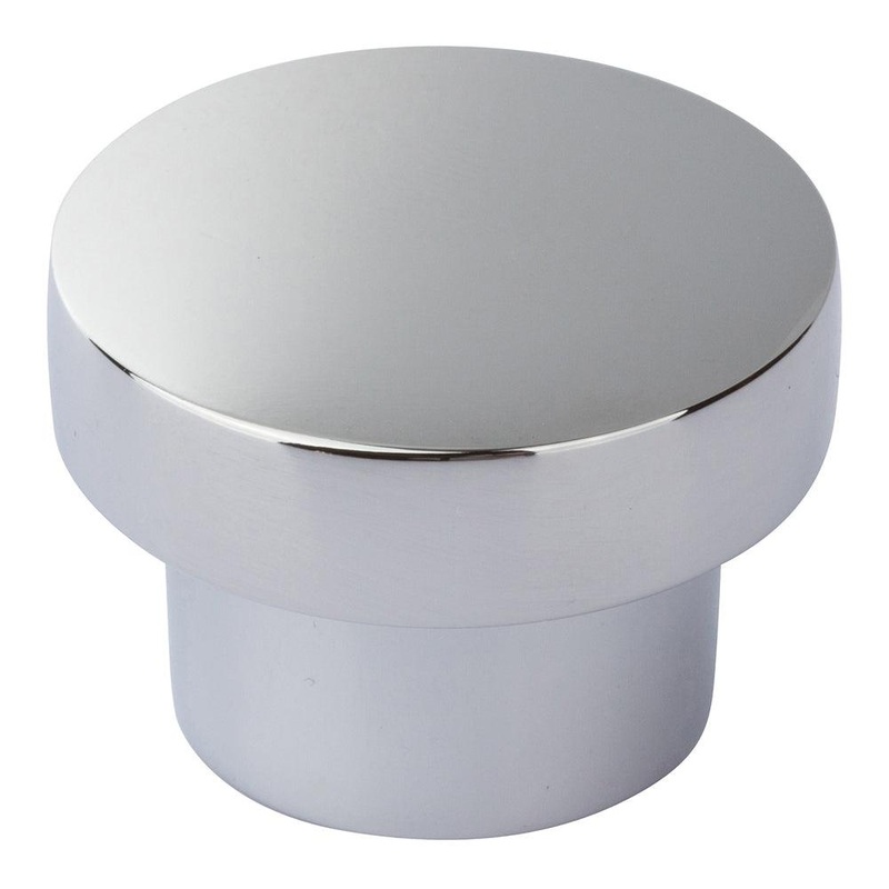 Atlas Homewares Chunky Round Knob Medium  A912-CH Polished Chrome