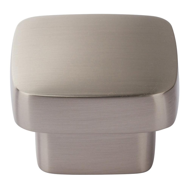 Atlas Homewares Chunky Square Knob Large A910-BN Brushed Nickel