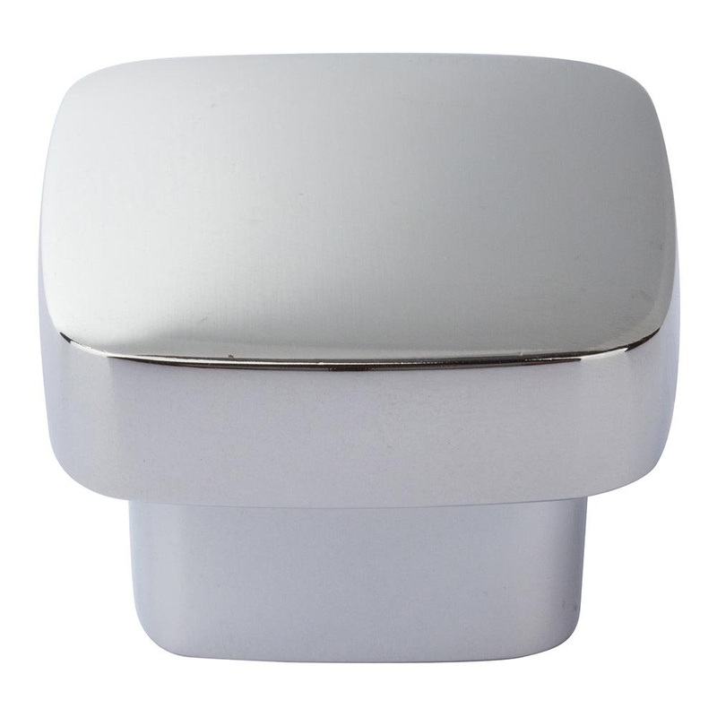 Atlas Homewares Chunky Square Knob Large A910-CH Polished Chrome